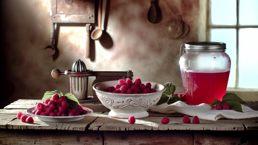 przepis na domowy sok z malin